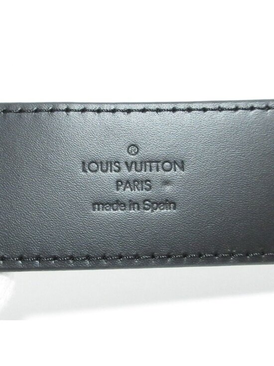 Louis Vuitton Ceinture Architect Damier Graphite Archives Belt 90 36 Black Gray main image 8